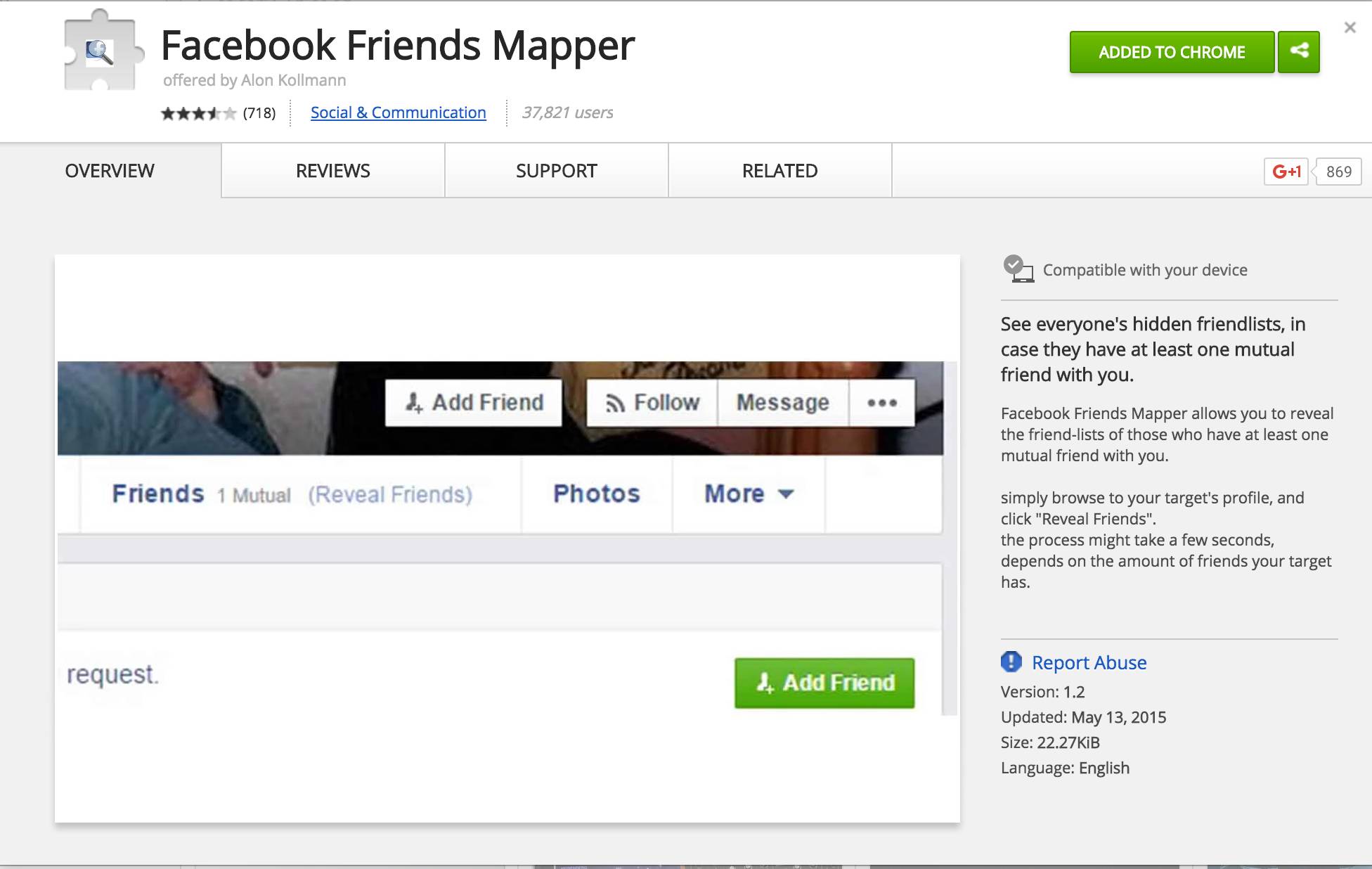 facebook friends mapper download